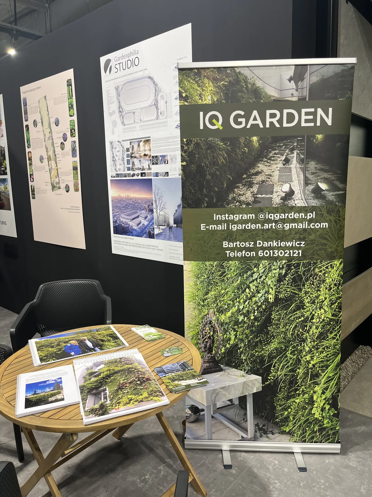Zielona ściana iQgarden na targach fasad i elewacji Facade Expo, Ptak Warsaw Expo
